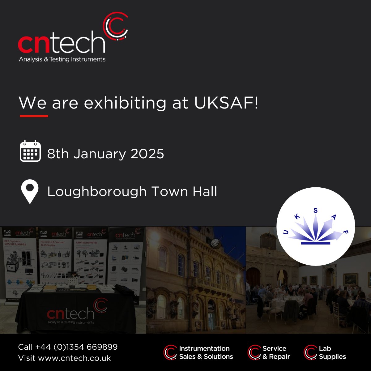 CNTech1's tweet photo. We are looking forward to attending the UK Surface Analysis Forum meeting on Wednesday 8th January at Loughborough Town Hall where we will be representing our partner @PREVAC1. We will also be launching a new partnership at the meeting! #UKSAF https://t.co/KVPSiRoWCJ