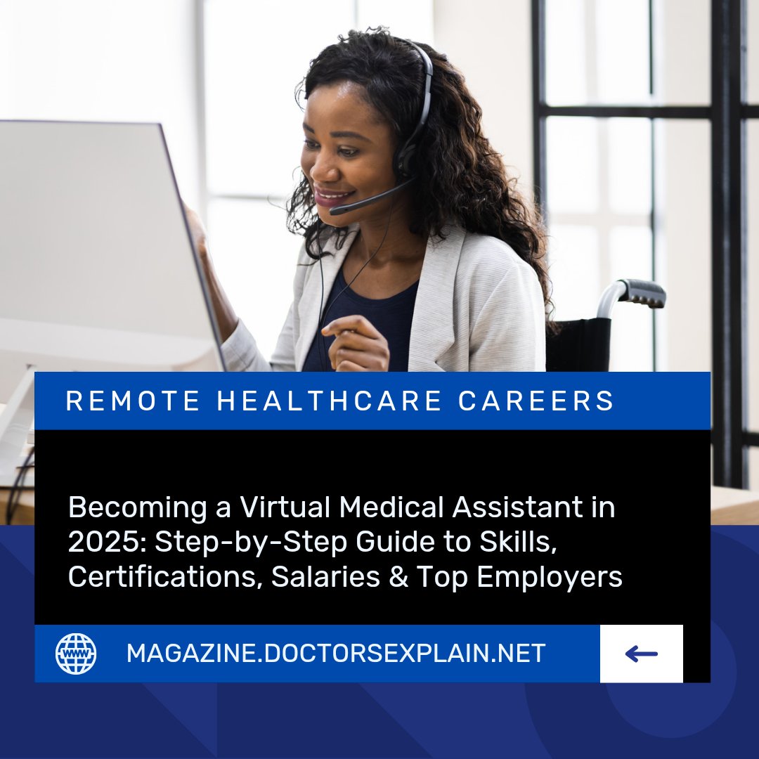 medicaltvke's tweet photo. Your Path to Becoming a Virtual Medical Assistant in 2025 🌐💼
Explore this step-by-step guide to build a fulfilling career in remote healthcare. More at
https://t.co/pv2JBQc3ov
#VirtualMedicalAssistant #RemoteHealthcare #TelemedicineCareers #HealthTech #FreelanceHealthcare https://t.co/CvtfUXVoG9