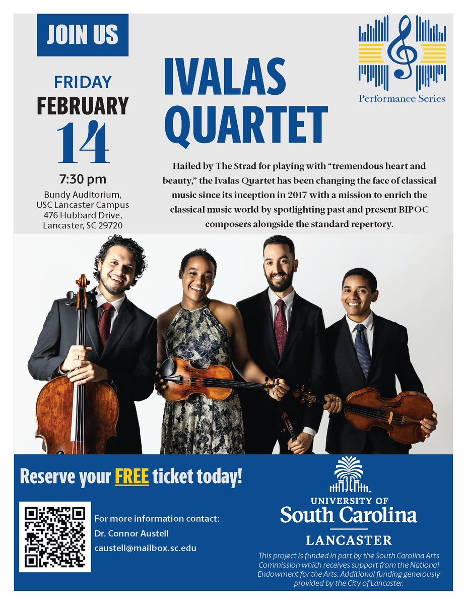 Please come and enjoy this family-friendly event to add some culture to your Valentine's Day! Tickets are free, but we ask that you please RESERVE YOUR SEAT at the link provided.

tinyurl.com/ckm9ys9r