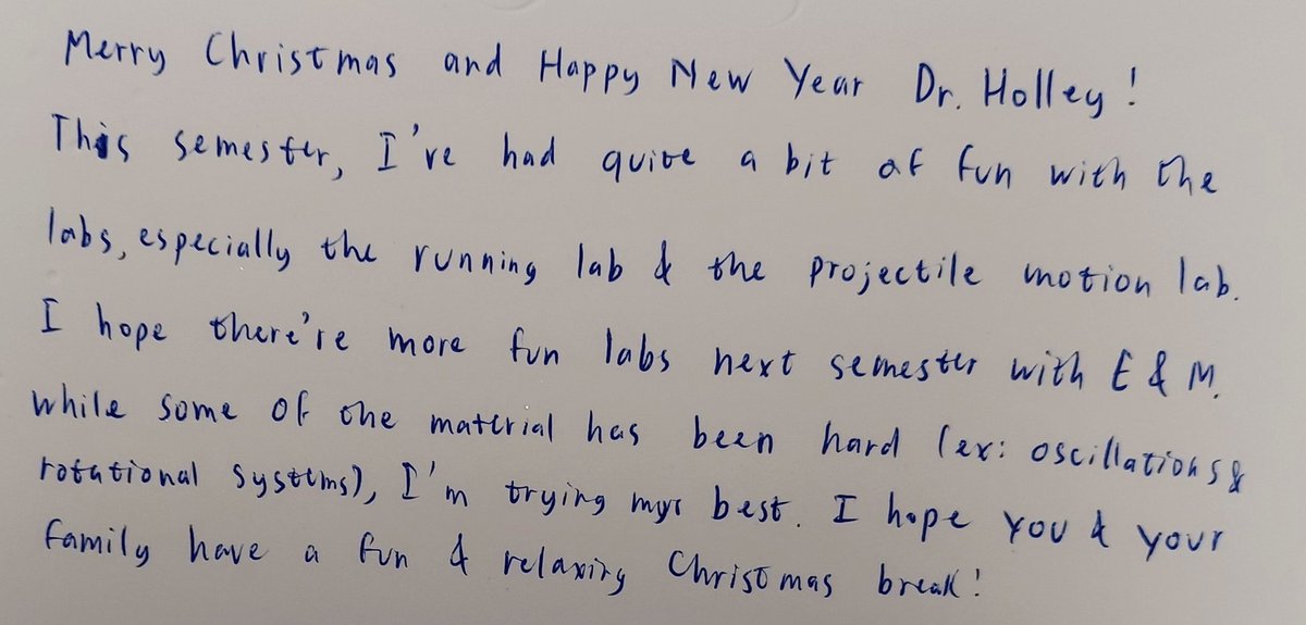 DrHolley's tweet image. When it&apos;s this cold on a school day, notes from students like these make it easier to get going. #WhyWeDoWhatWeDo