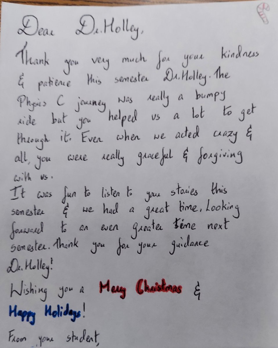 DrHolley's tweet image. When it&apos;s this cold on a school day, notes from students like these make it easier to get going. #WhyWeDoWhatWeDo