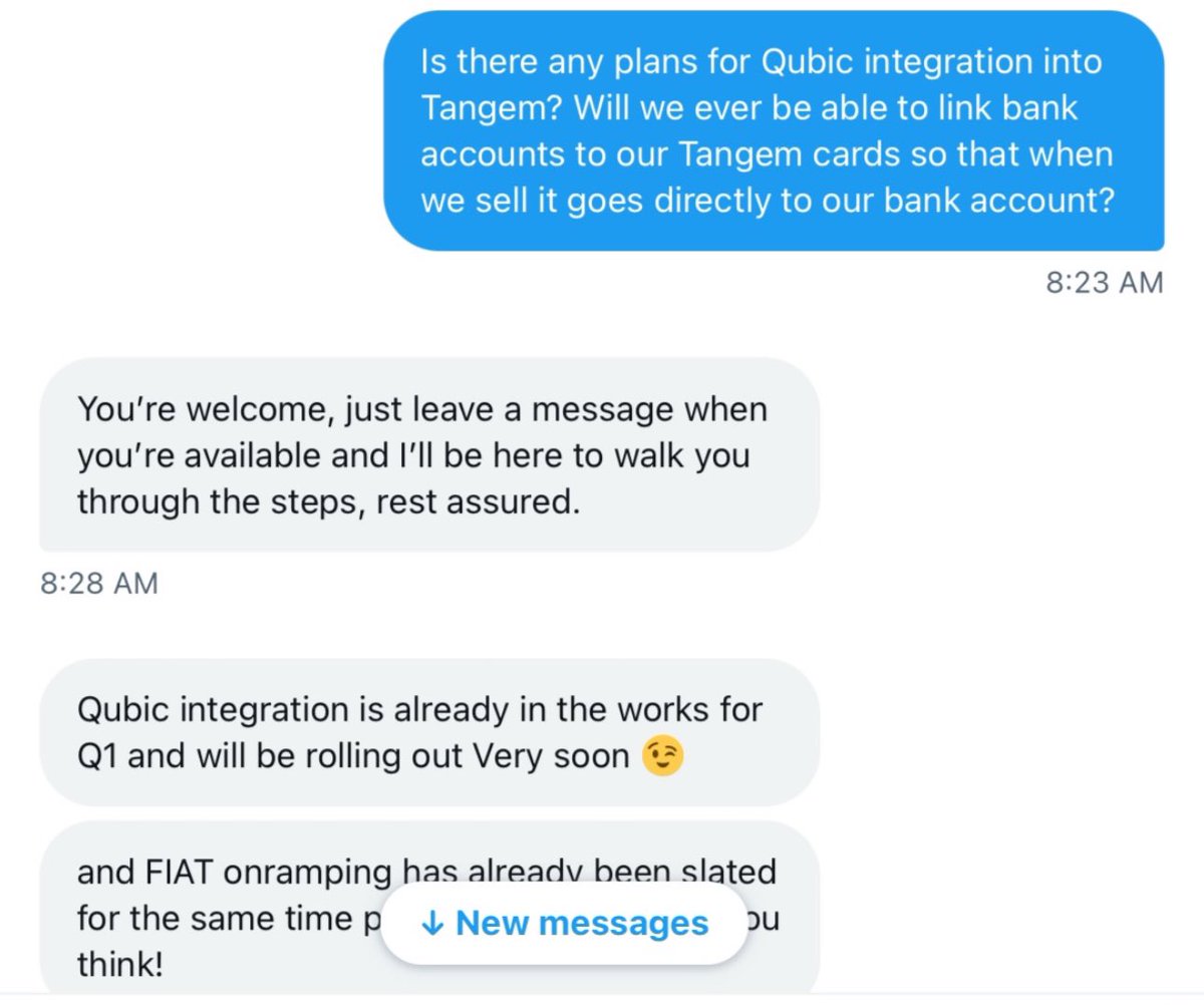 🔵Q1 2025: $QUBIC Meets Tangem!🔵 Exciting news in the crypto world as $ QUBIC gears up for integration with Tangem wallets in the first quarter of  2025. This move is set to enhance