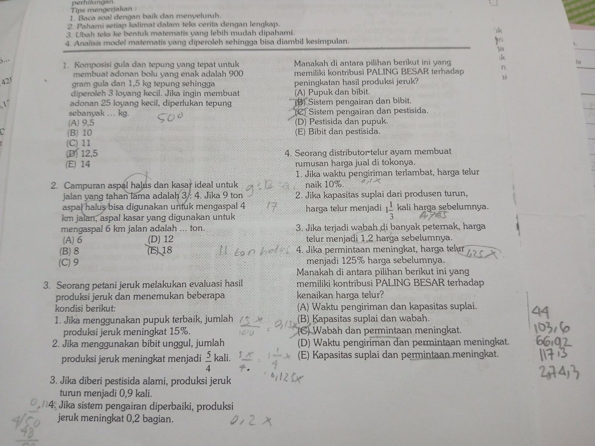 ada yg tau gk yah, knp yang nomor 3 bisa yg C
