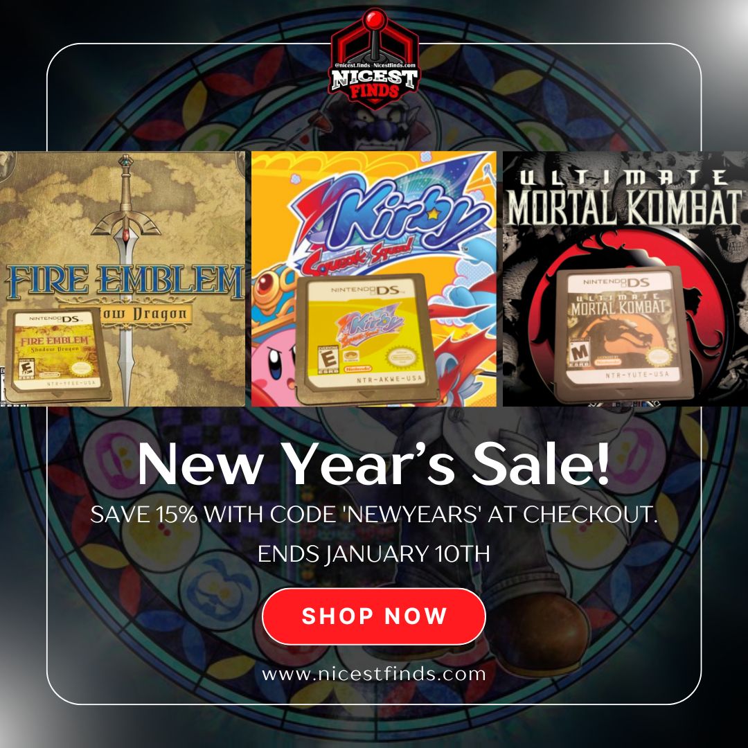 nicestfinds's tweet image. 🔥 Ready for action? Dive into Fire Emblem, Kirby Squeak Squad, and Ultimate Mortal Kombat! 🕹️ Classic adventures await—perfect for your Game Boy Advance collection! 🎮

#GameBoyColor #RetroGaming #ClassicFun #fireemblem #kirbysqueaksquad #ultimatemortalkombat3 #Nintendo64