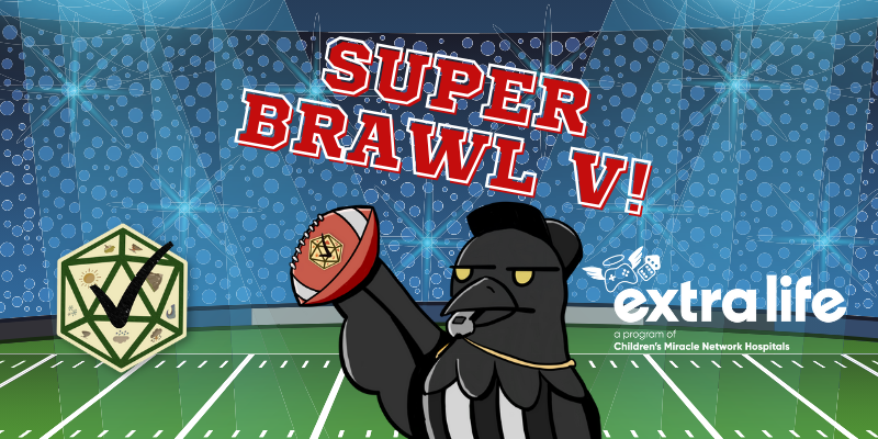 SfaraVO's tweet photo. @AdventureCheck will be hosting SUPER BRAWL V on Feb. 8th for @ExtraLife4Kids! This is our annual charity @Brawlhalla tournament. Checkout our Extra Life page for more info.

#extralife #charitystream #twitchstreamer 

https://t.co/ImuckQHfkP https://t.co/u7p294QcAJ