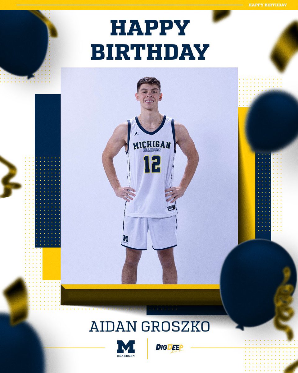 Happy Birthday to our guy Aidan Groszko! #DIGDeep #goblue