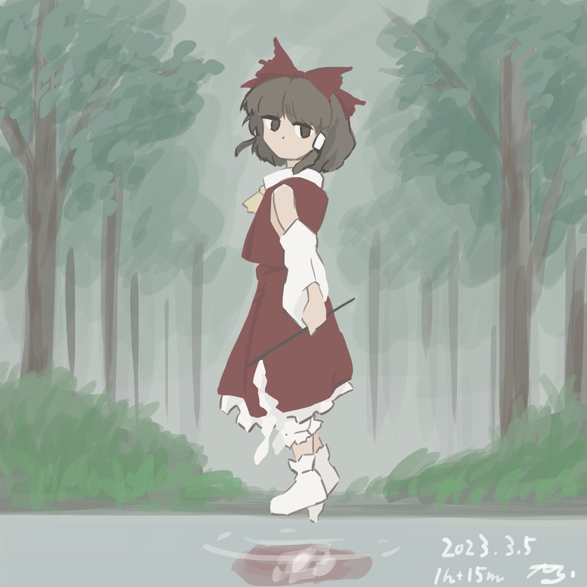 #1月6日は霊夢の日 
個人的に好きなのを再掲×2 