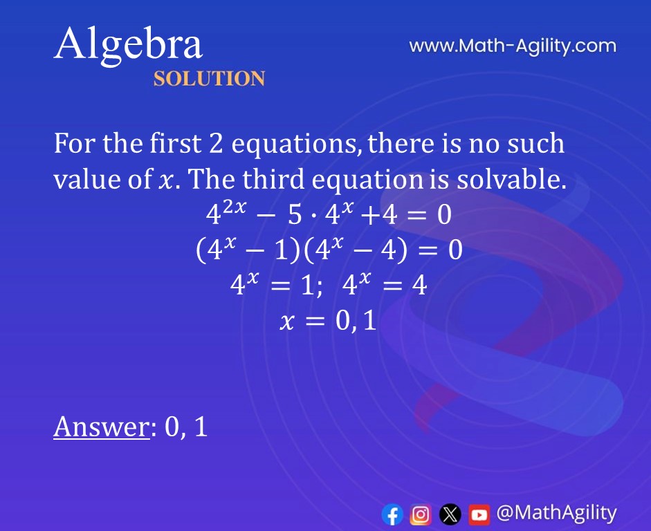 MathAgility's tweet image. Check here the solution to our latest Algebra challenge!

#MathAgility #MathProblems #MathSolutions #MathTutor
We are math tutors. Send us a message for inquiries or visit our website math-agility.com