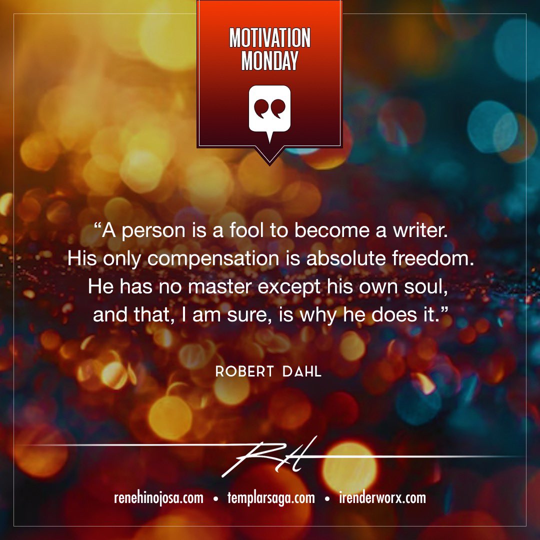 Motivation Monday
bit.ly/3YxesRZ
#mondaymotivation #monday #amwriting #writerslife #writetip #writer #writingcommunity #writers #screenwriter #writerlife #writerscorner #writercommunity #instawriters #writersoninstagram #writerofinstagram #story #storytelling #igwriter