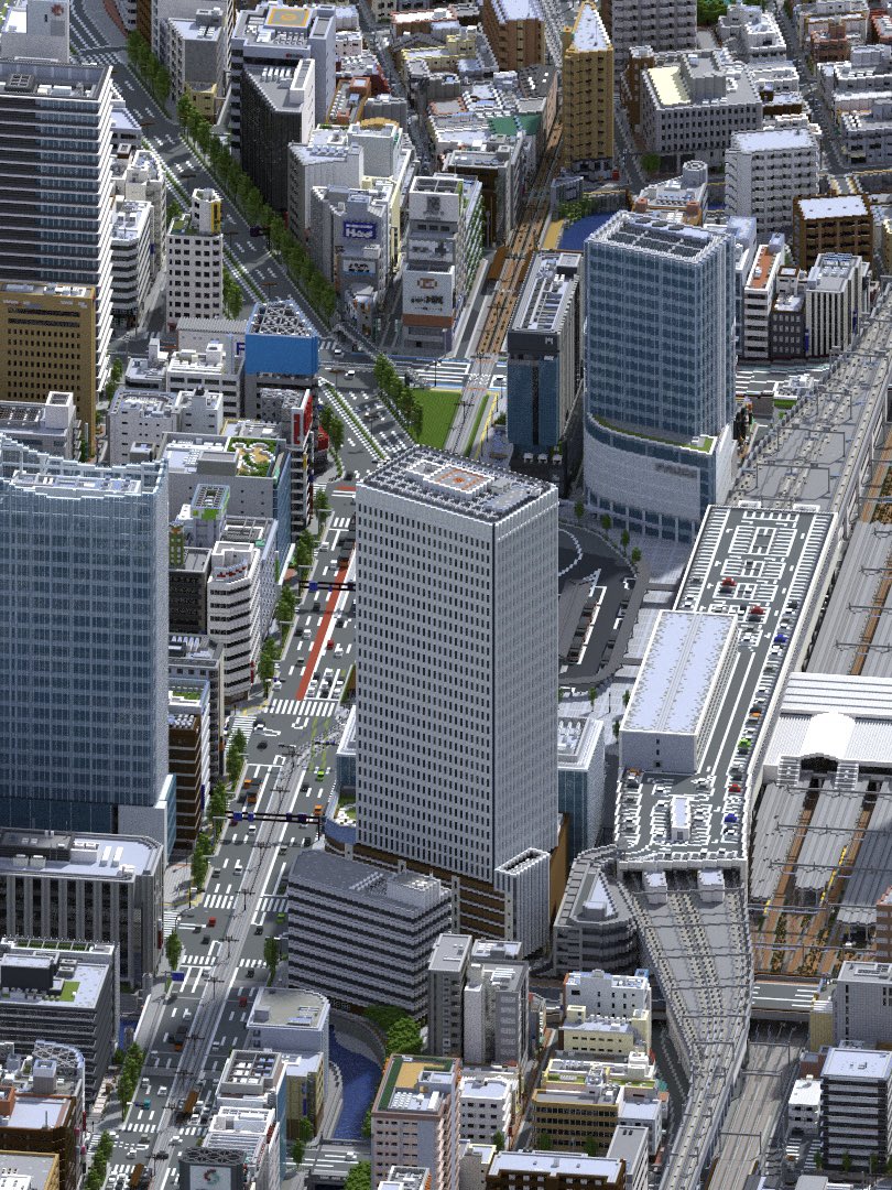 #Minecraft #永松市
マイクラで作ってる地方都市