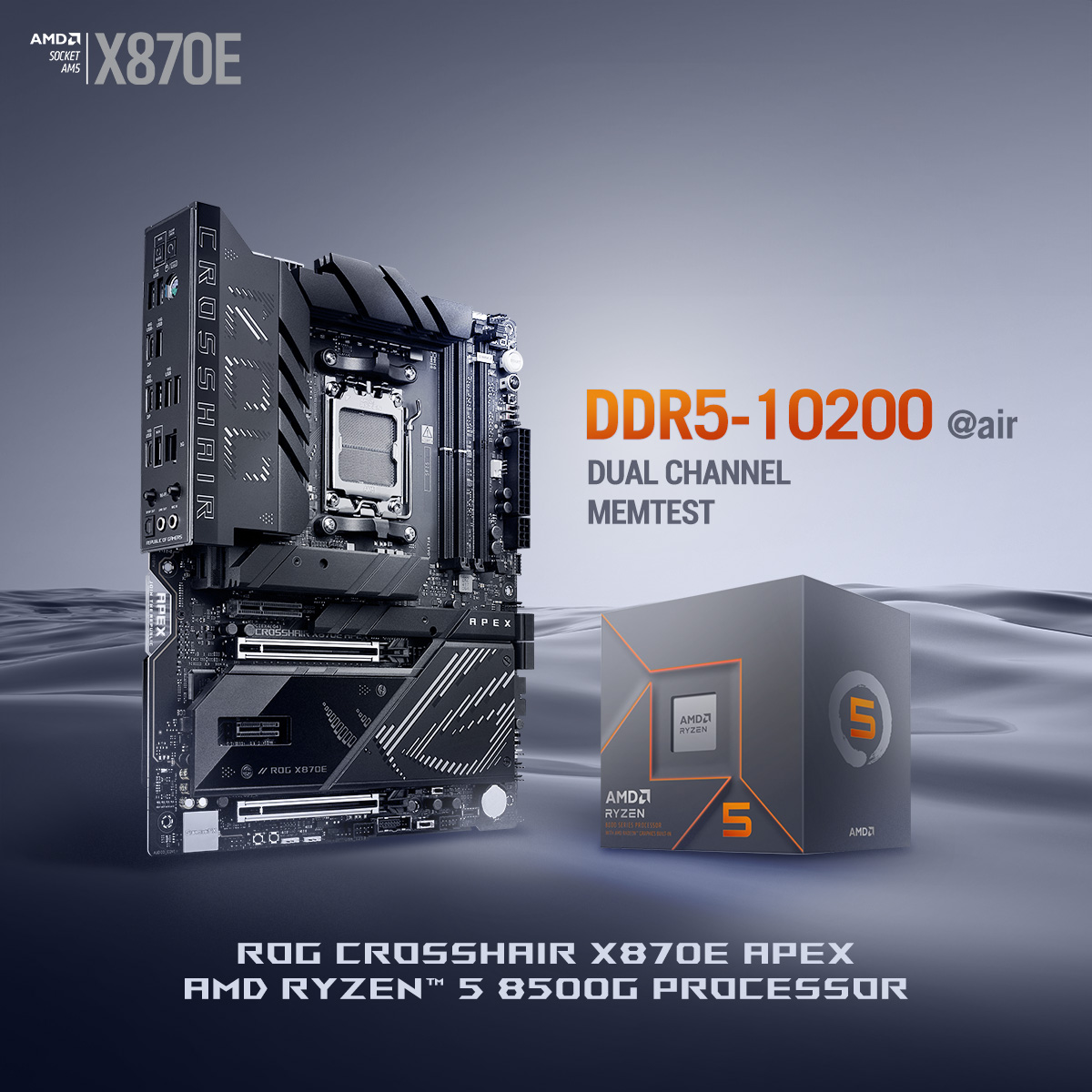 Pause_Hardware's tweet photo. ROG-CROSSHAIR-X870E-APEX 🔥 La toute première #ROG APEX pour plateforme AMD établit 8 records mondiaux 🏆 !
Cinebench R23 : 60 868 points
Geekbench3 : 170 757 points
DDR5 à 10 200 MHz (sous air) 😱
AMD & ASUS repoussent les limites 💪
#Overclocking #AMD #ROGAPEX #performance @ASUS_ROG_FR @AMD_France