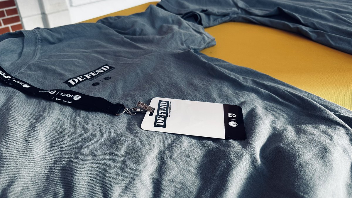 Welcome to Day 1 of #Defend2025! Check-in is open—grab your materials and start meeting fellow attendees. Let’s make this an unforgettable week! ✝️🎟️

#nobts #D25 #apologeticsconference