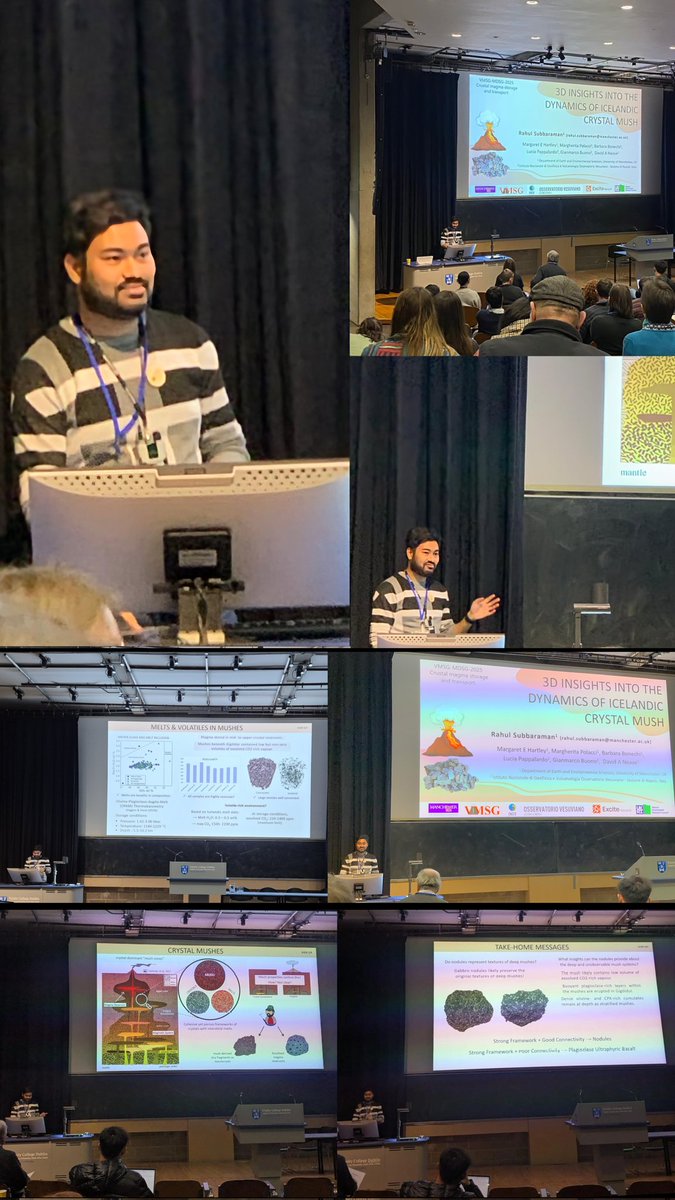 Rahul Subbaraman (@volcdoc9) on Twitter photo Thrilled to have delivered my first-ever oral presentation at the VMSG-MDSG-2025 conference at Trinity College Dublin! Honored to share my research on 3D insights into mushes using XCT with such an inspiring community. Here's to many more milestones ahead!
#VMSG_MDSG25 Thrilled to have delivered my first-ever oral presentation at the VMSG-MDSG-2025 conference at Trinity College Dublin! Honored to share my research on 3D insights into mushes using XCT with such an inspiring community. Here's to many more milestones ahead!
#VMSG_MDSG25