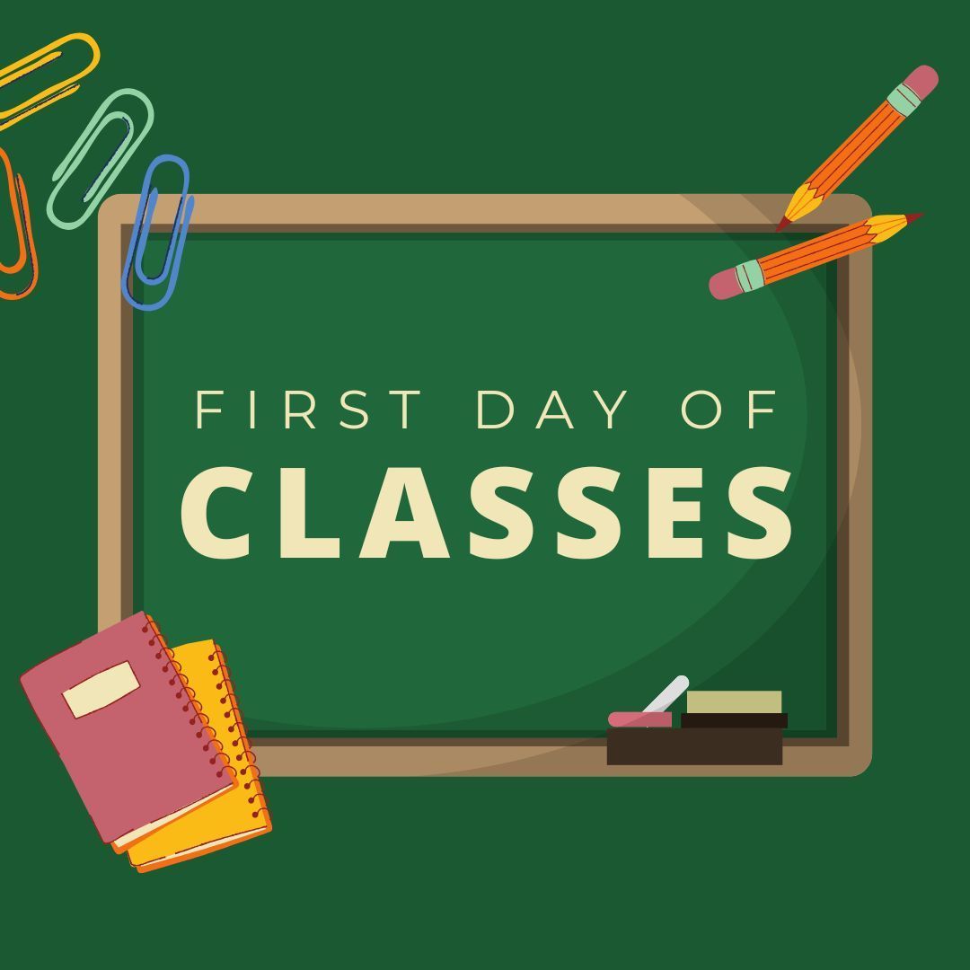 Today is the first day of classes for the Winter 2025 semester! Welcome back everyone!
