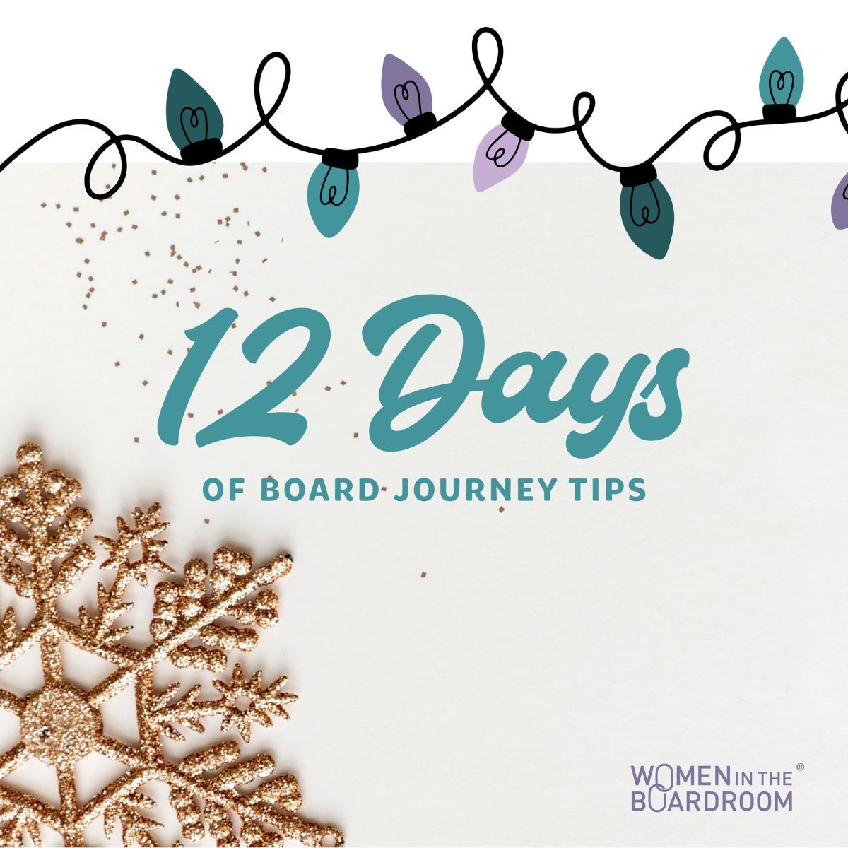Thank you for joining us for the 12 Days of Board Journey Tips! Whether you're just starting or refining your board bio, we hope you found inspiration and practical advice. 

#womenintheboardroom #boardjourney #boardleadership #boardready #12daysofboardtips