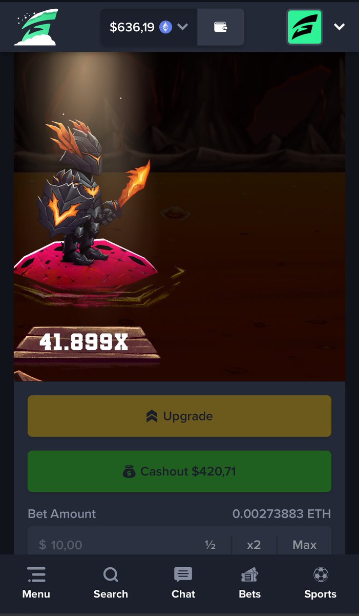 Played the new <a href="/gamba/">GAMBA</a> original “dragon slayer” 👀 

Gonna share the juice!

Drop ETH wallets, like &amp; RT ❤️