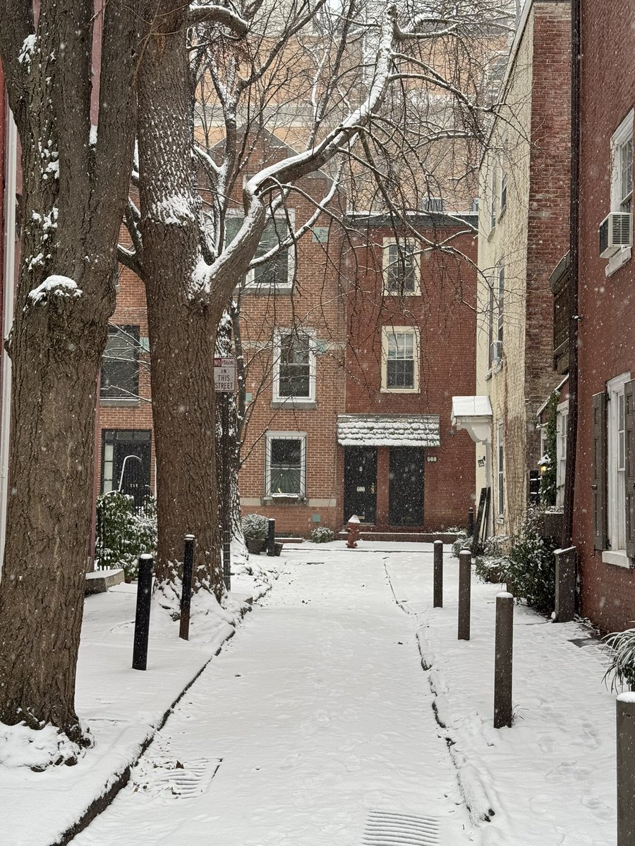 Obligatory Quince st posting on a beautiful snowy day in Philadelphia