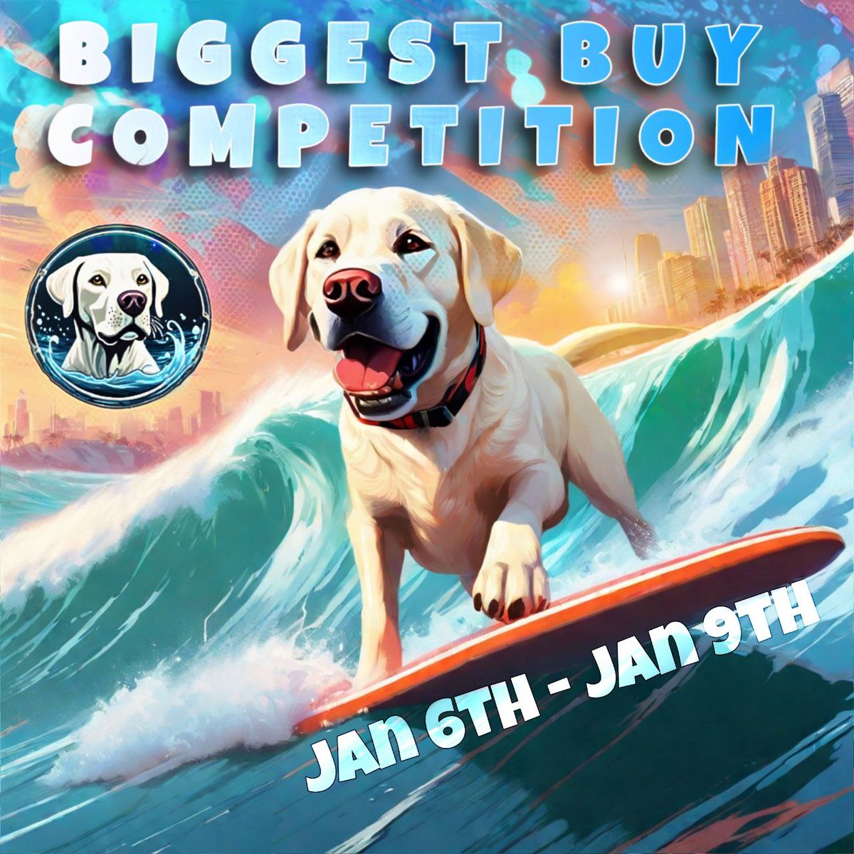 🏁IT IS TIME🏁

Buster 4.5k 🤑 Biggest New Buy Competition 🤑

The rules are simple. 
1️⃣ Buy
2️⃣ Hodl
3️⃣ Get Rewarded

(Must hold for 2️⃣ weeks, Winners announced January 22nd, Selling and buying back will not qualify)

Starting Monday, January 6th @ 12:00 PM UTC

🔚Ending