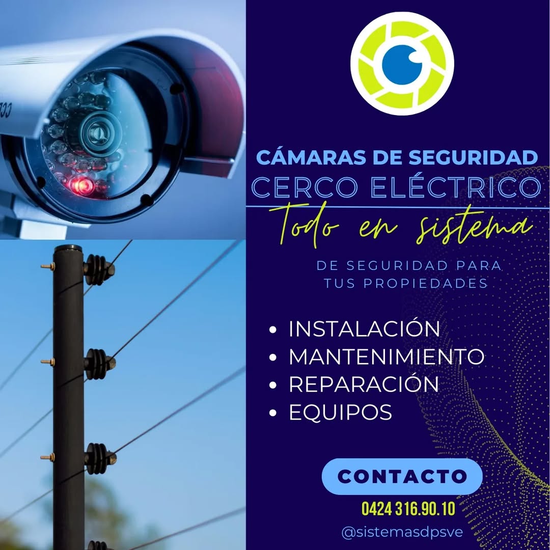 LaVerdadVargas's tweet photo. DPS VE Sistemas de Seguridad
Edo. La Guaira/Caraballeda
Gran Caracas
@sistemasdpsve
Contactos 📲 0424 316.90.10
.
#publivargas2024 #cercoelectrico #cercoselectricos #sistemasdeseguridad #cercaeletrica #camarasdevigilancia #camarasdeseguridad #equipos https://t.co/eNenV08Owq