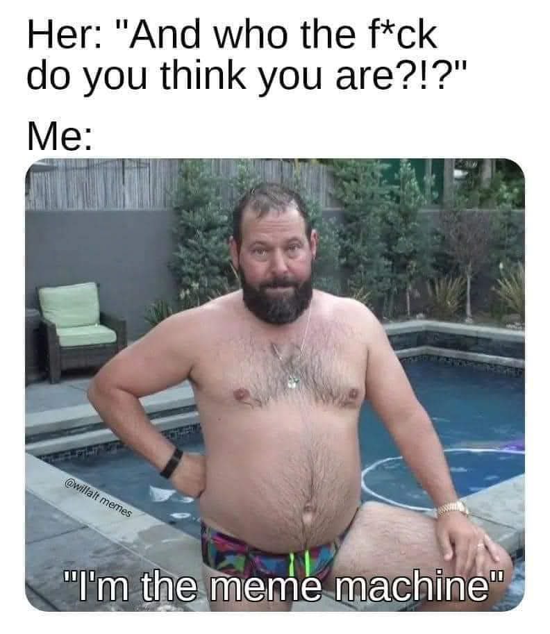DropMemesNotWar's tweet photo. @ShitpostGate Sup it’s ya boy

@DropMemesNotWar https://t.co/4lDkgHYf4B