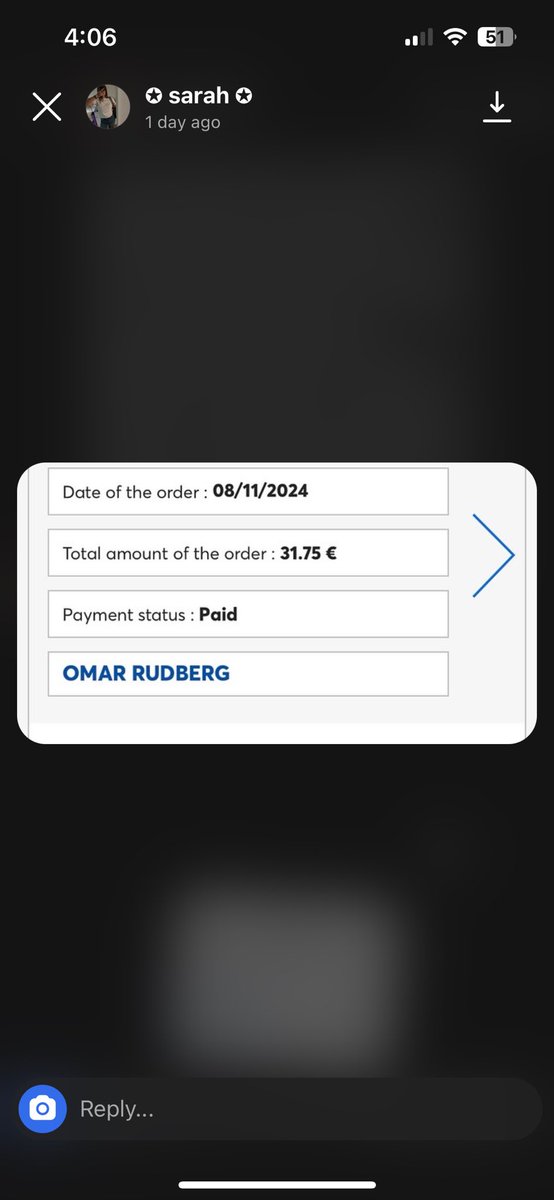 omarxxhasea's tweet photo. Hi guys, my friend is selling x1 ticket for the Paris show on February 13th for the original price !!

DM me if you’re interested , I will send you my friends insta.

Omar Rudberg Paris Bataclan February 13th.

rt pls <3333 https://t.co/SbJkw45ESV
