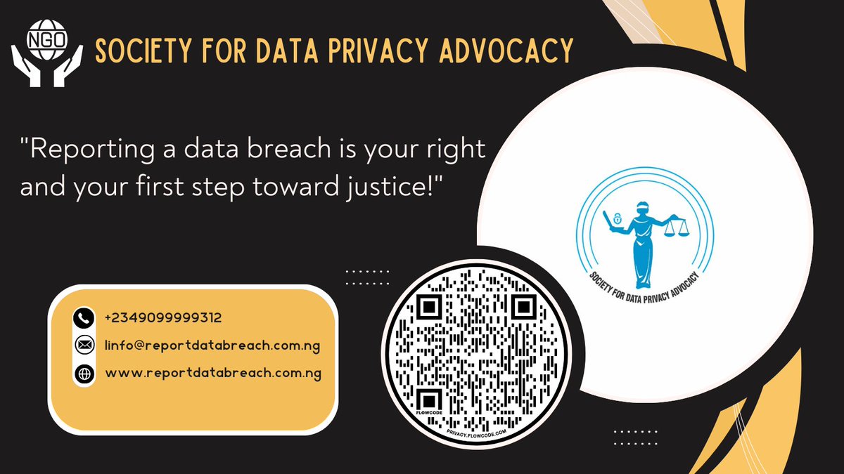 Reportbreachng's tweet photo. "Suspect your personal data is at risk? Don’t hesitate—report any breach now!" https://t.co/PM387mODQh