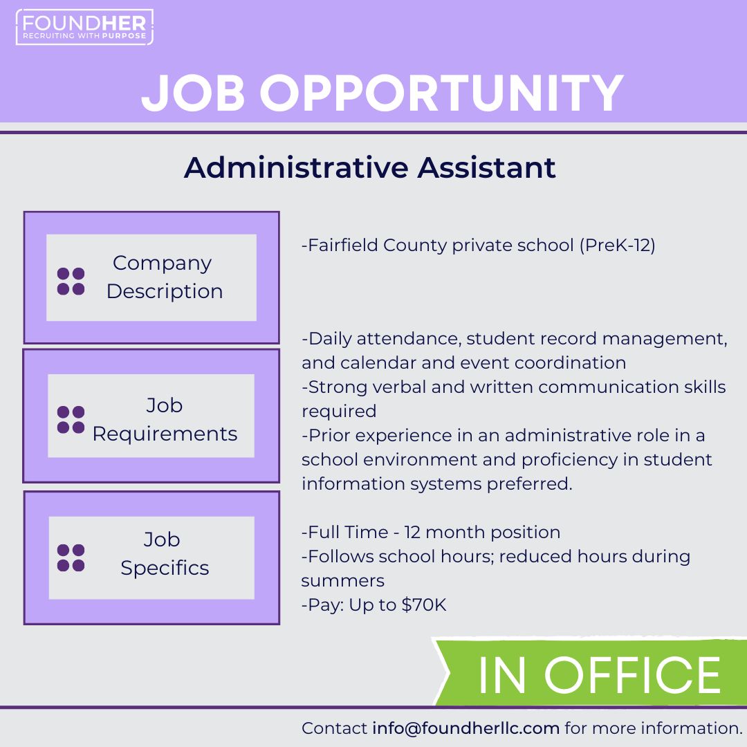 foundherllc's tweet photo. New Year, New Job!#jobopportunity
#foundherllc
#findanewjob
#jobhunt https://t.co/mipX9cv5MK