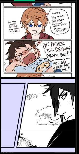 my gallery grid so funny leh when shui yelled abt his father and then his father on the lower panel be like "..what?" 