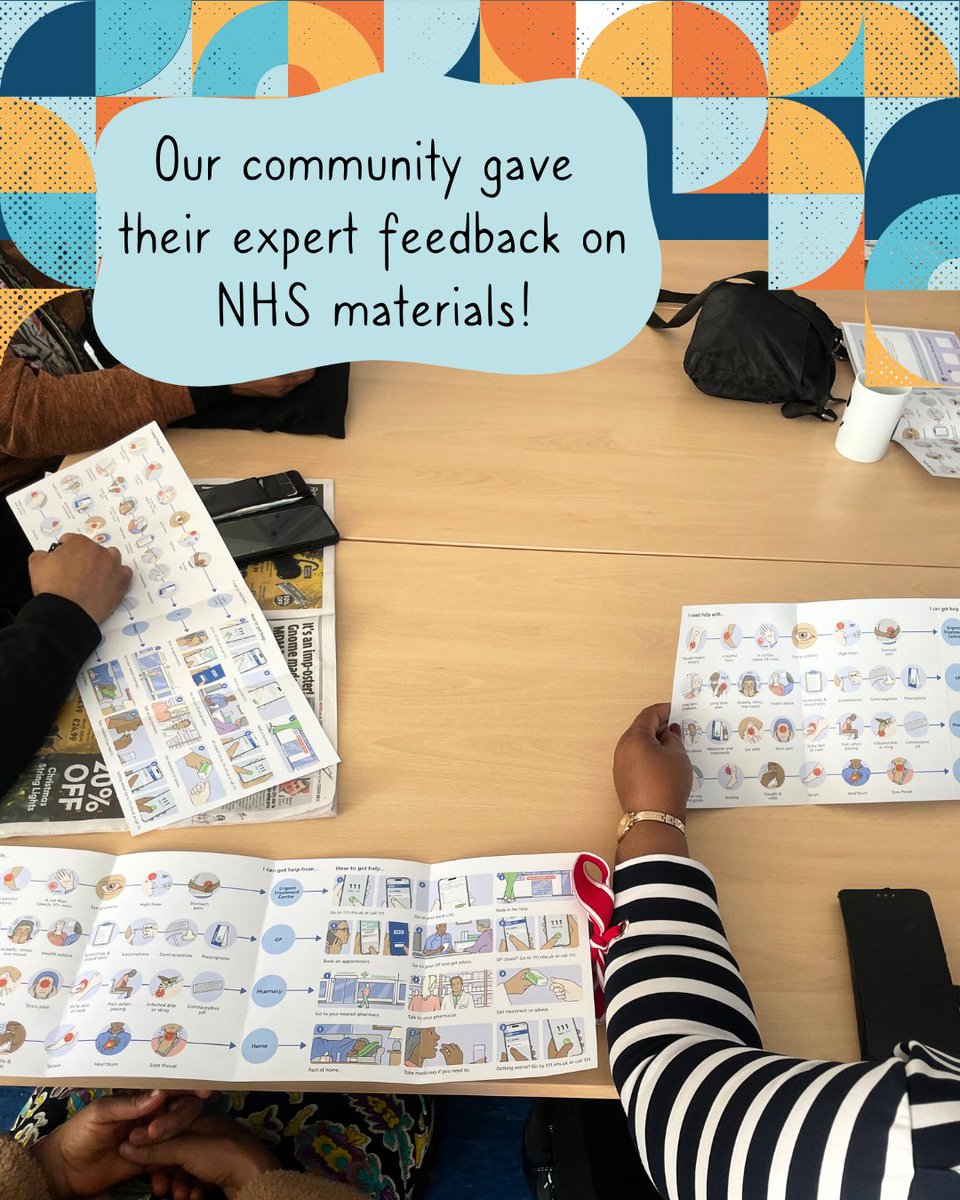 Did you know that our community members helped to shape the design of new NHS materials? 🤔

💙 We can't wait for more opportunities for our experts by experience to share their knowledge this year!

<a href="/we_are_magpie/">magpie</a> #NHS #SaveOurNHS #MigrantsWelcome #SouthLondon #Lewisham