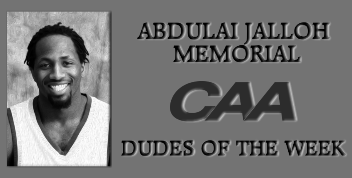 TheSeahawkPerch's tweet photo. We've assembled an esteemed panel to vote on our new #caahoops weekly awards.
Introducing the Tony Shaver Memorial Team of the Week and the Abdulai Jalloh Memorial Dudes of the Week. https://t.co/AuvwfG2W5t