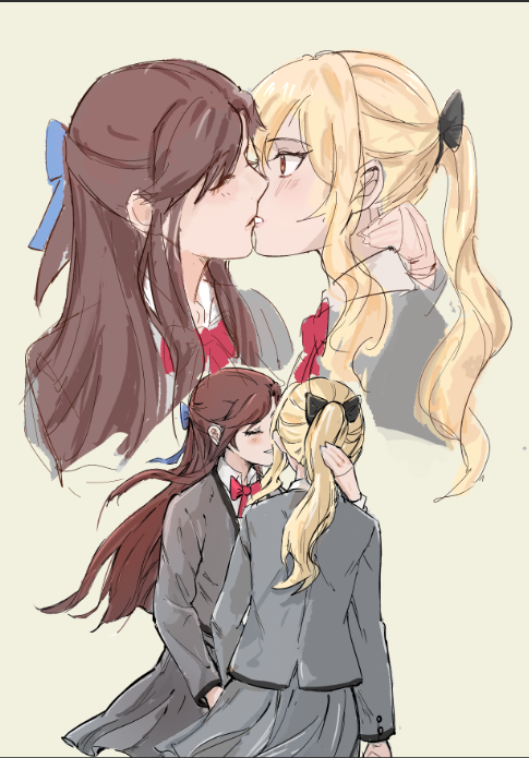 cigar8810's tweet photo. #mayakuro #真矢クロ
你们也知道的我上色比较随意，最近我需要多练习 https://t.co/xp8w4f5XIV