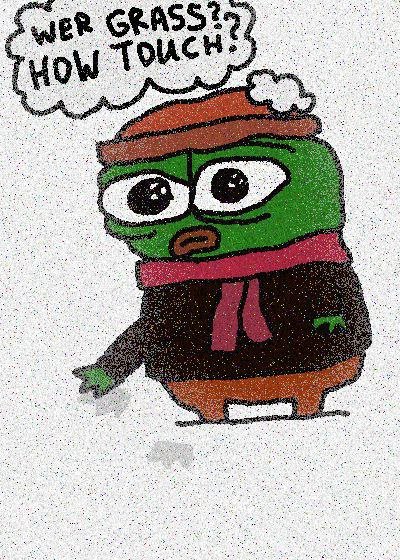 GM Frens,
What are these little white flakes falling out of the sky at mi house? 🐸❄️