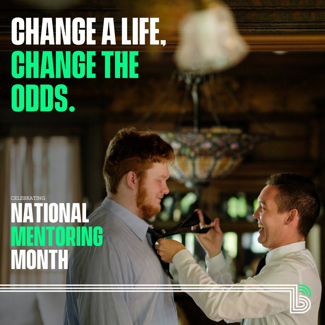 January is National Mentoring Month, and at Big Brothers BBBSGC, mentoring is at the heart of everything we do. You have the power to make a real difference in our community by becoming a Big and helping ignite the potential of local youth. 💚
bigsforkids.org/volunteer.html