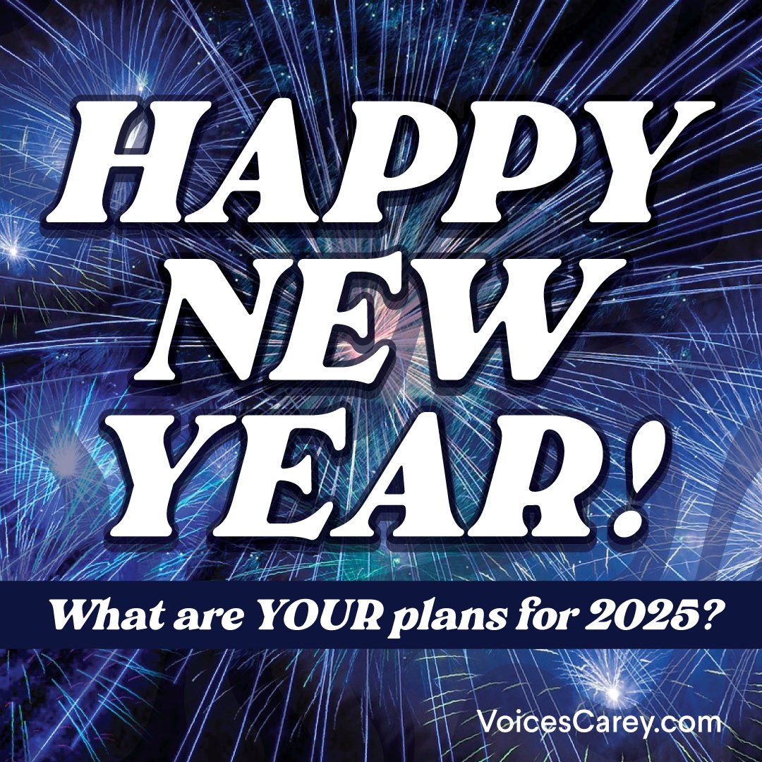 Hey folks!

What are your plans for 2025? Could be voiceover-related, health-related, or anything! Let us know below 👇