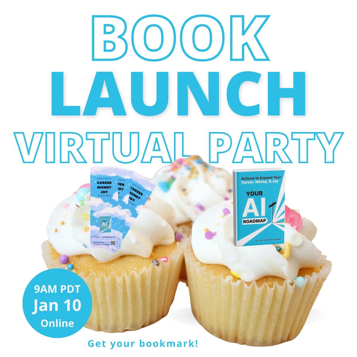 📘🧁 Ready for a 2025 of Community and Celebration? You're invited!
📅 Friday, Jan 10, 2025
⏰ Time: 9 AM PDT
💻 Online
💖 Get your special bookmark!
(Almost 100 people are already signed up!!!)
🎉 Let’s Celebrate Together! 🥳🧁
🔗 RSVP: buff.ly/4gGfkNa