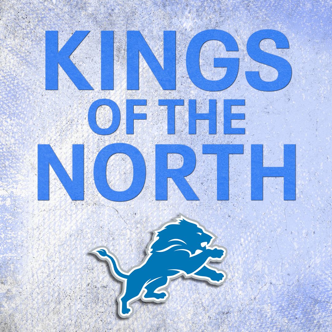 #DetroitLions are the Kings of the North!