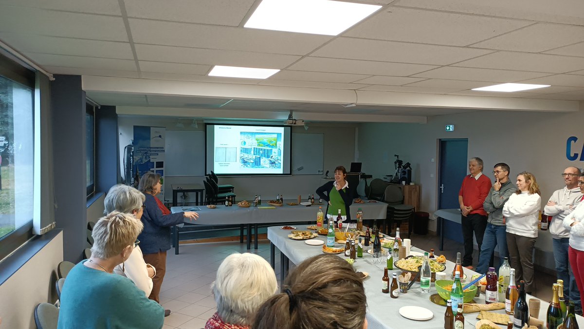 Départ retraite Ghislaine Monet aujourd’hui. 
Merci pour ces années 😀 <a href="/INRAE_France/">INRAE</a> <a href="/Univ_Savoie/">UnivSavoieMontBlanc</a>