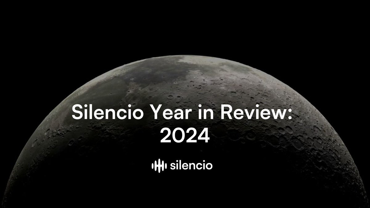 Silencio 🤫 (@silencionetwork) on Twitter photo 2024 was a transformative year for Silencio, redefining decentralized environmental intelligence with groundbreaking milestones:
- +410k new users contributing +21.7B noise data points.
- $4.8M raised to fuel our mission.
- Expanded our Beta Airdrop to reward contributors with 2024 was a transformative year for Silencio, redefining decentralized environmental intelligence with groundbreaking milestones:
- +410k new users contributing +21.7B noise data points.
- $4.8M raised to fuel our mission.
- Expanded our Beta Airdrop to reward contributors with