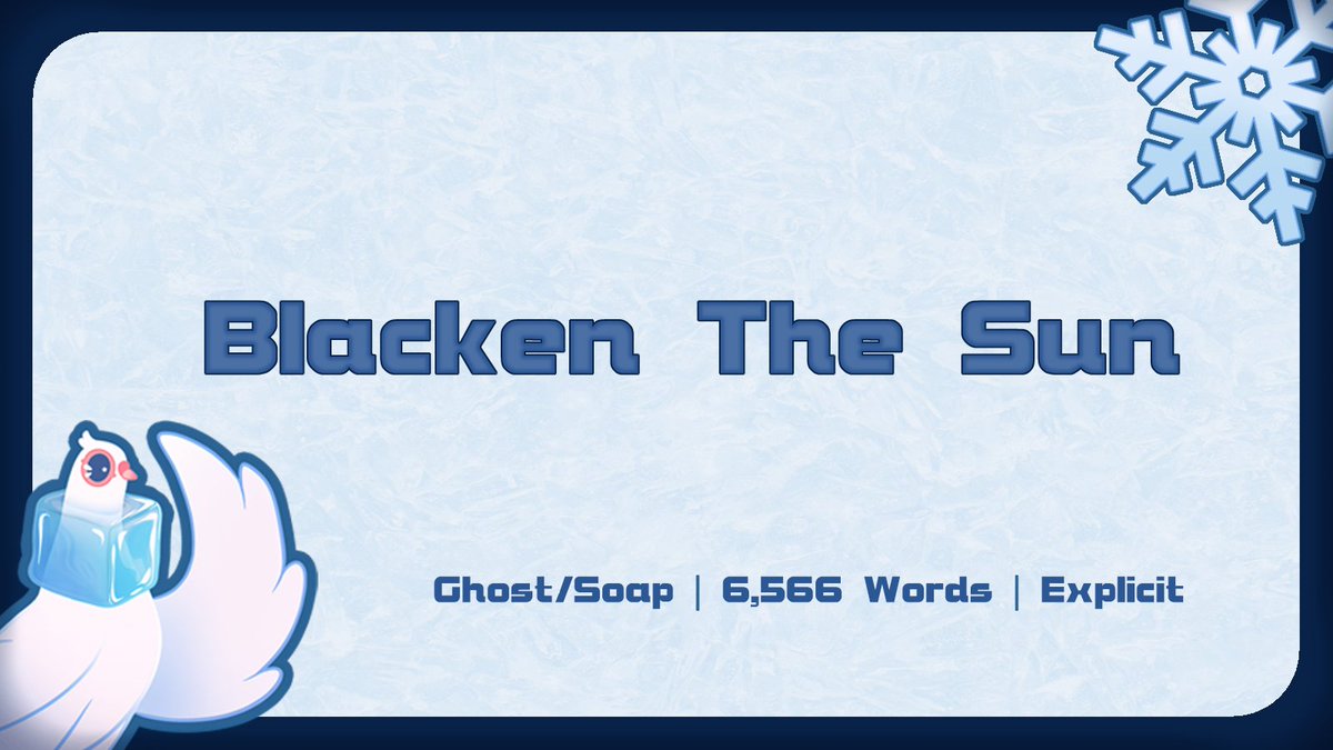 blacken the sun by Anonymous - Call of Duty (Video Games) archiveofourown.org/works/61805293