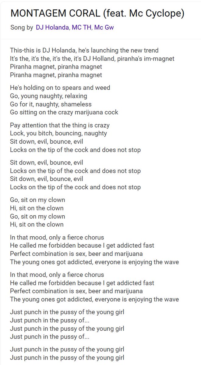 godblesstoto's tweet photo. The soundtrack to the advert the official Labour TikTok account put out yesterday, contains graphic lyrics describing men getting young girls addicted to drugs so they can f*ck them.

All this while showing a British bulldog with an overlay of text telling us we'll feel safer with more police on the streets. 

ARE THEY TAKING THE PISS?!!!