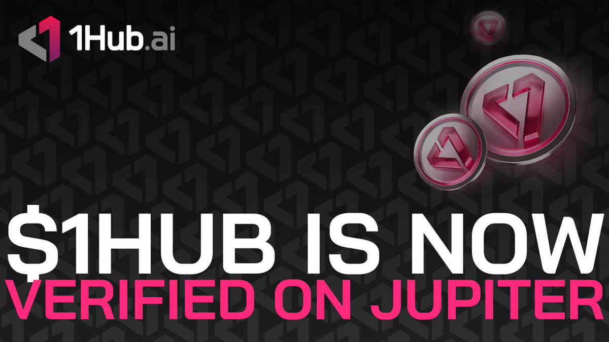 mawahabl's tweet photo. The $1HUB token from 1Hub AI is now officially verified on
@JupiterExchange
@1HubAI will be a fire ๐ฅ๐ฅ
now MC only 1.5M, 50M incoming ๐๐๐
#1hub #vntr #Agent #AI #seedify #Crypto https://t.co/vdc0GpX6Qd