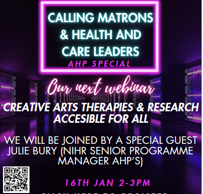 MatronsHCLinResearch (@matronsresearch) on Twitter photo Looking forward to our next webinar - An AHP research special. DM us if you would like to join and we will add you to the invite. We are welcoming some special AHP guests. Next Thursday the 16th 2-3pm <a href="/NIHRresearch/">National Institute for Health and Care Research</a> Looking forward to our next webinar - An AHP research special. DM us if you would like to join and we will add you to the invite. We are welcoming some special AHP guests. Next Thursday the 16th 2-3pm <a href="/NIHRresearch/">National Institute for Health and Care Research</a>