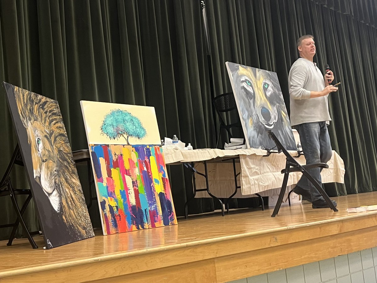 TheCometSuper's tweet photo. Thank you to Sam Glenn for a funny and inspiring message about spreading positivity! Our entire school district had a fantastic time! The first painting of 2025!!
@theattitudeguy @Comet_Connect @SteelePrincipal @AmherstPowers @NordPrincipal @AJHComets @CometCurriculum @AsstCometSuper