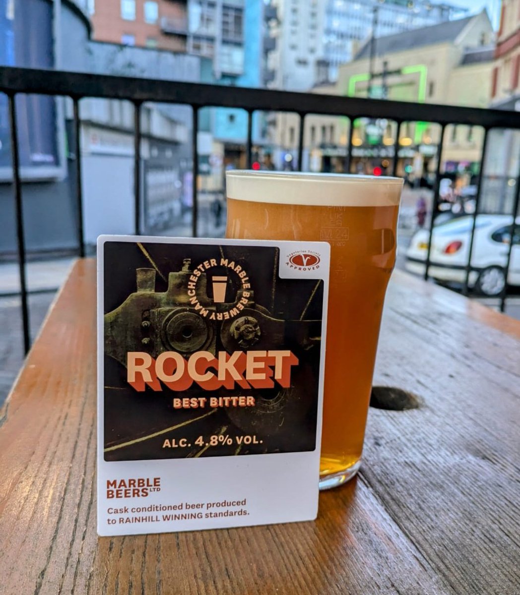 OxfordRdTap (@oxfordrdtap) on Twitter photo Fresh on --> New one from our pals <a href="/marblebrewers/">Marble Brewery</a> - Rocket, 4.8% Best Bitter. A harmonious blend of tradition & innovation, Inspired by Stephensons Rocket. #trainbeers #locomotive Fresh on --> New one from our pals <a href="/marblebrewers/">Marble Brewery</a> - Rocket, 4.8% Best Bitter. A harmonious blend of tradition & innovation, Inspired by Stephensons Rocket. #trainbeers #locomotive