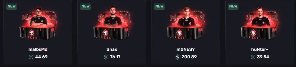 "Skins partner" but also don't forget to gamble on cases with our players' faces on them!
