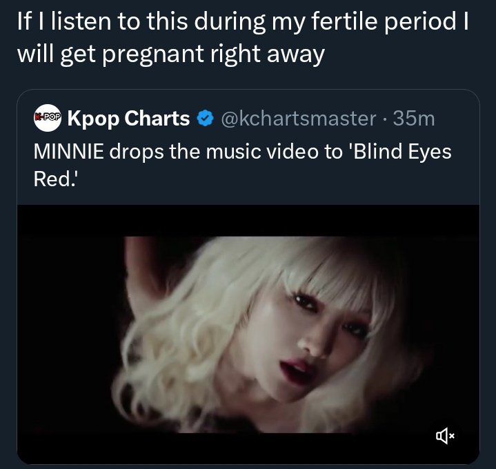 Vera_Ssj's tweet photo. ohh Minnie you've done it again🤭

#MINNIE #Blind_Eyes_Red https://t.co/G5Qu63bPUh