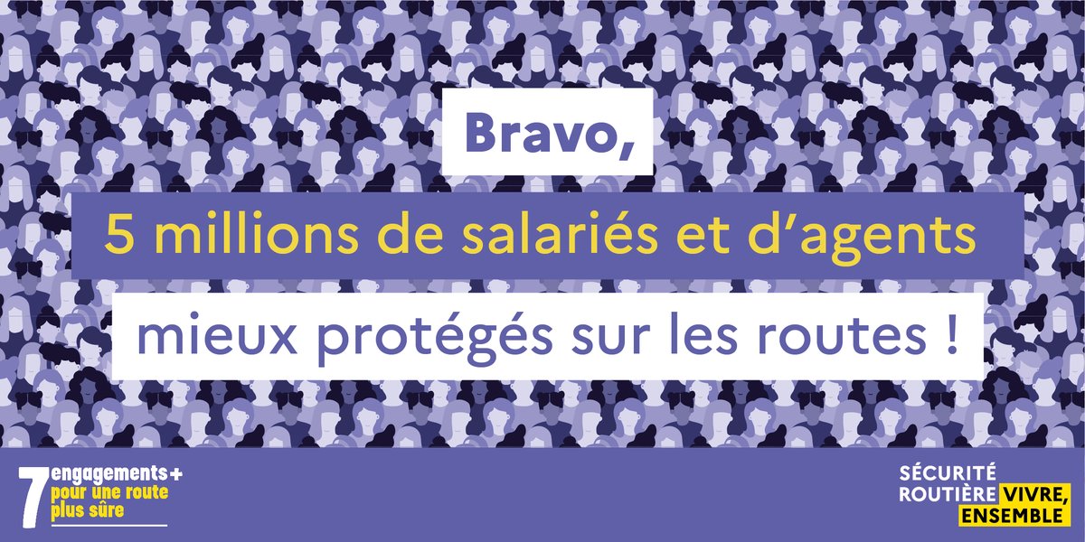 📣 5 millions de salariés et d'agents mieux protégés sur les routes grâce à plus de 3 200 employeurs mobilisés ! #MondayMotivation 
⚠️ Le risque routier est l'une des 1res causes de décès au travail

Engagez-vous : bit.ly/4j1xF9g 
#Communiqué 👉 bit.ly/424ldiW