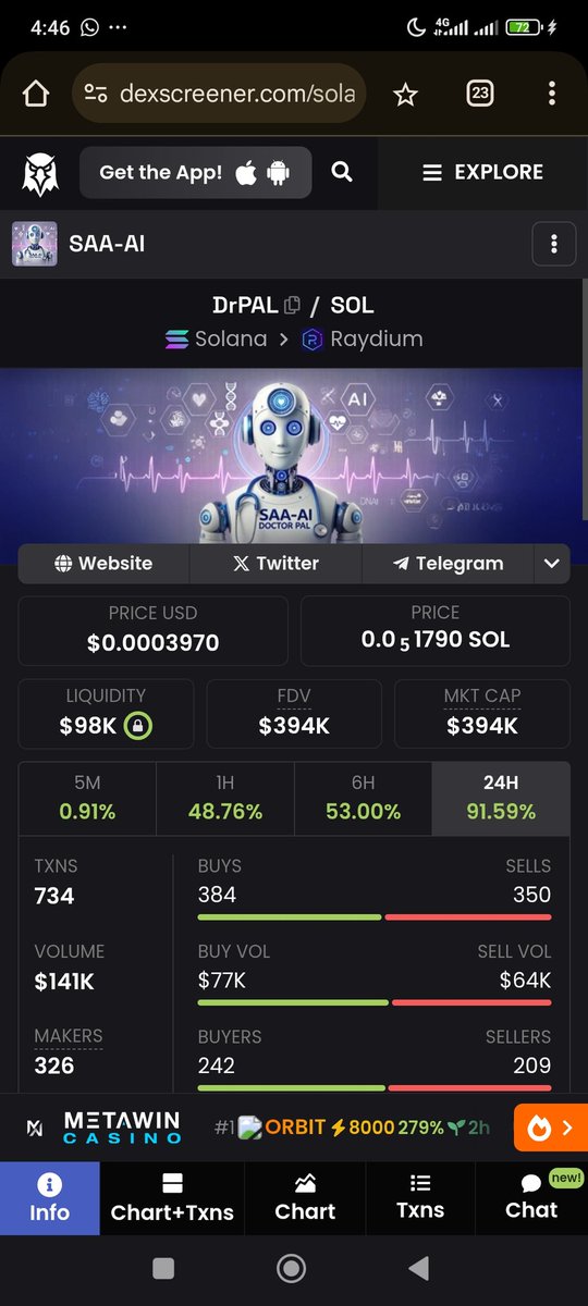 I don't know how people are still sleeping on this gem $DrPal
#AI + #DECI
#Crypto #VIRTUAL #Suai #Doge