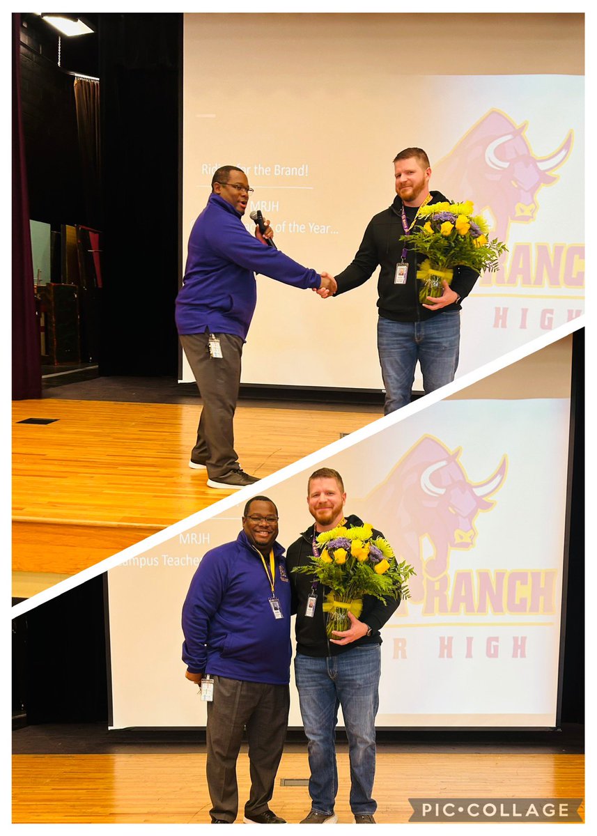 Morton Ranch JH (@mrjhmavs) on Twitter photo Congratulations to our 2024-2025 Teacher of the Year Zachary Miller. Well deserved💜💛 <a href="/drfjblack/">Fred Black</a> <a href="/HVeracoechea/">Harold Veracoechea</a> <a href="/aggieteach03/">Leslie Dulock</a> <a href="/TamikaHoldman/">Tamika Holdman</a> Congratulations to our 2024-2025 Teacher of the Year Zachary Miller. Well deserved💜💛 <a href="/drfjblack/">Fred Black</a> <a href="/HVeracoechea/">Harold Veracoechea</a> <a href="/aggieteach03/">Leslie Dulock</a> <a href="/TamikaHoldman/">Tamika Holdman</a>