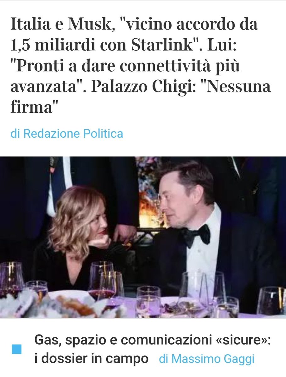 Insomma la Meloni taglia circa 500 milioni di euro alla ricerca e all'Università pubbliche e regala 1,5 MILIARDI di euro all'uomo più ricco del mondo! Questa è la destra bellezza!
